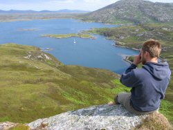 Ben takes in the view.