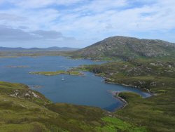 Gothik at anchor in Loch Eport.